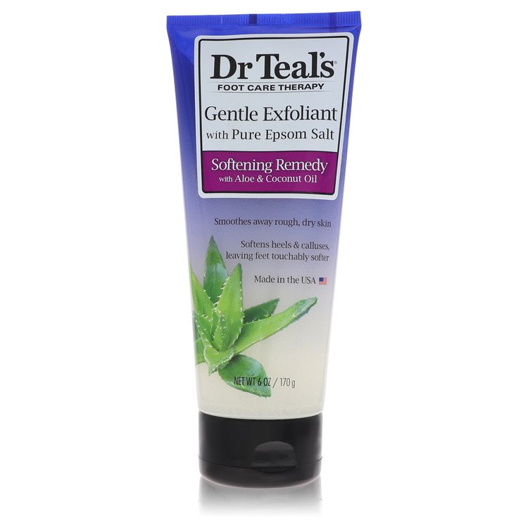 Dr Teal's Gentle Exfoliant With Pure Epson Salt by Dr Teal's Gentle Exfoliant with Pure Epsom Salt Softening Remedy with Aloe & Coconut Oil (Unisex) 6 oz