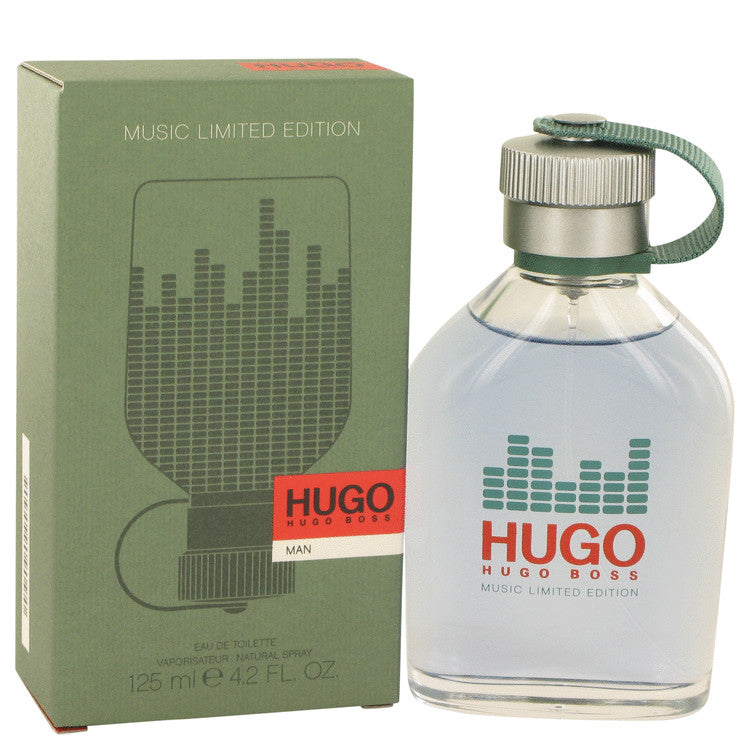 Hugo 4.2 oz Eau De Toilette Spray (Limited Edition Music Bottle) By Hugo Boss