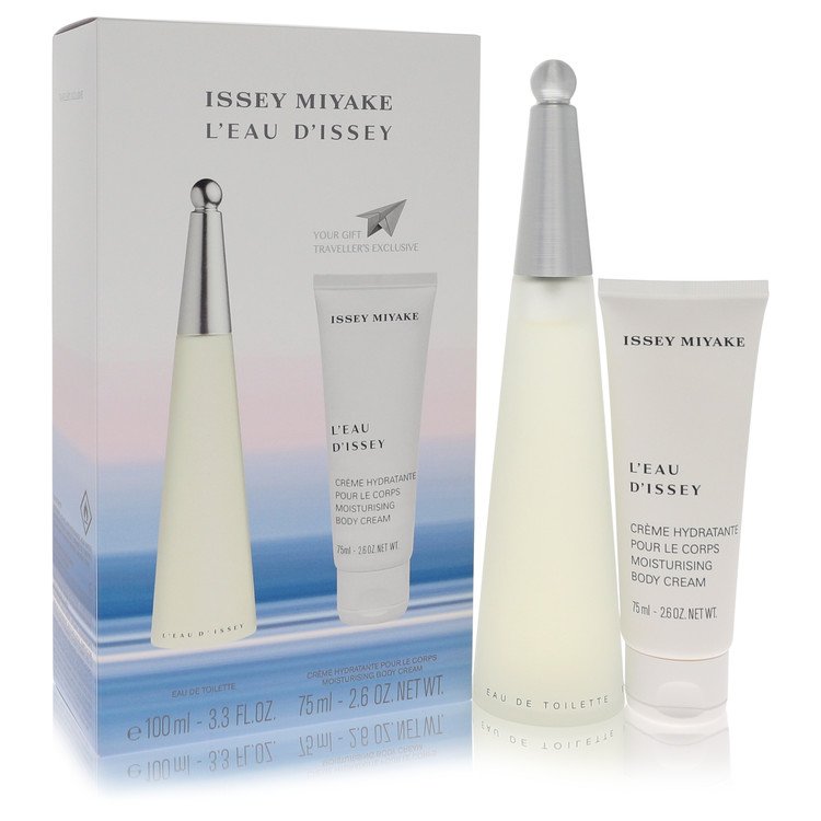 L'EAU D'ISSEY (issey Miyake) by Issey Miyake Gift Set -- 3.3 oz Eau DeToilette Spray + 2.6 oz Body Cream