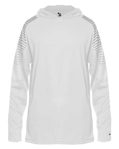 Badger 2211 Youth Lineup Hooded Long Sleeve T-Shirt