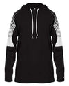 Badger 4211 Men's Lineup Hooded Long Sleeve T-Shirt