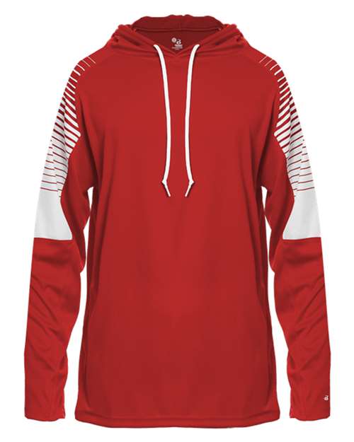 Badger 4211 Men's Lineup Hooded Long Sleeve T-Shirt
