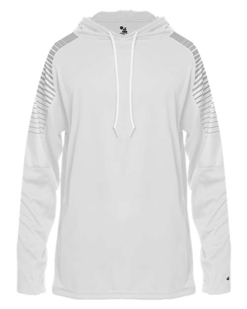 Badger 4211 Men's Lineup Hooded Long Sleeve T-Shirt