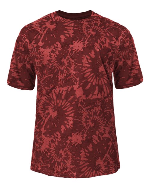 Badger 4975 Men's Tie-Dyed Tri-Blend T-Shirt