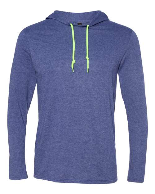 Gildan 987 Men's Softstyle® Lightweight Hooded Long Sleeve T-Shirt