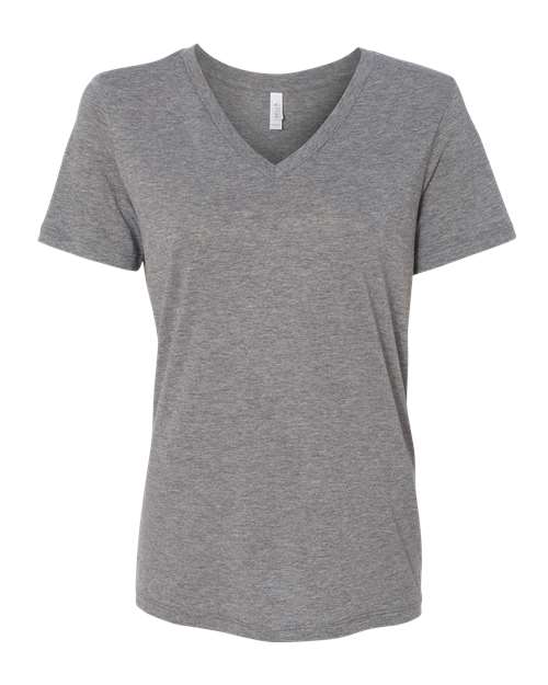 BELLA + CANVAS 6415 Women's Relaxed Triblend Short Sleeve V-Neck Tee