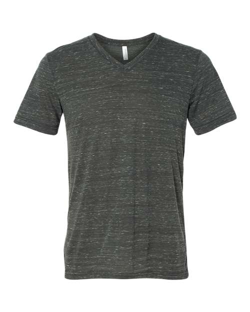 BELLA + CANVAS 3655 Unisex Textured Jersey V-Neck Tee