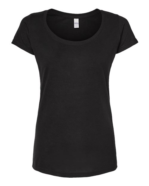 Tultex 243 Women's Poly-Rich Scoop Neck T-Shirt