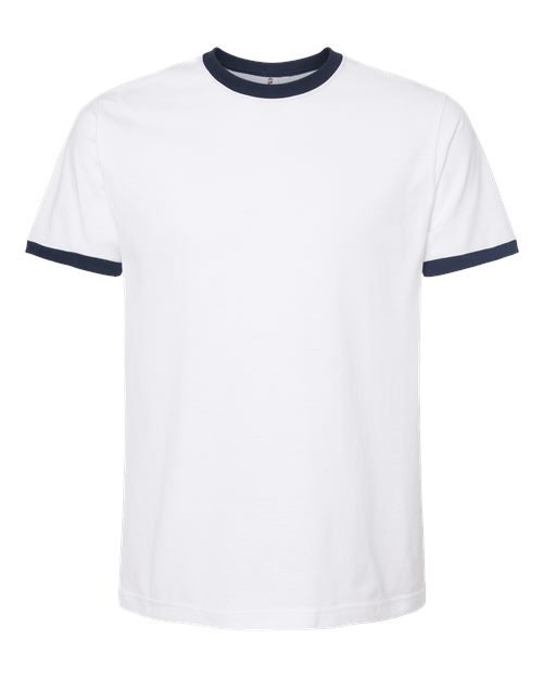 Tultex 246 Unisex Fine Jersey Ringer T-Shirt