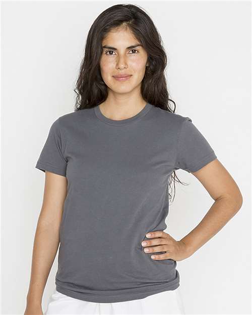 Los Angeles Apparel 21002 Women's USA-Made Fine Jersey T-Shirt