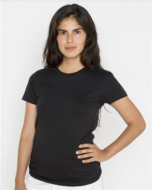 Los Angeles Apparel 21002 Women's USA-Made Fine Jersey T-Shirt