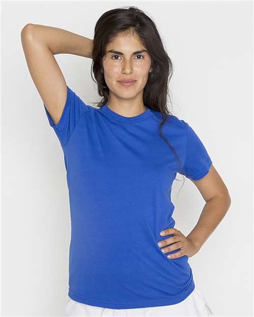 Los Angeles Apparel 21002 Women's USA-Made Fine Jersey T-Shirt