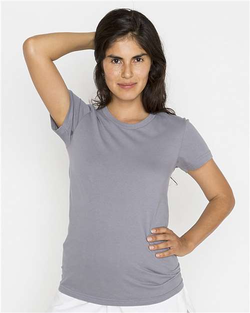 Los Angeles Apparel 21002 Women's USA-Made Fine Jersey T-Shirt