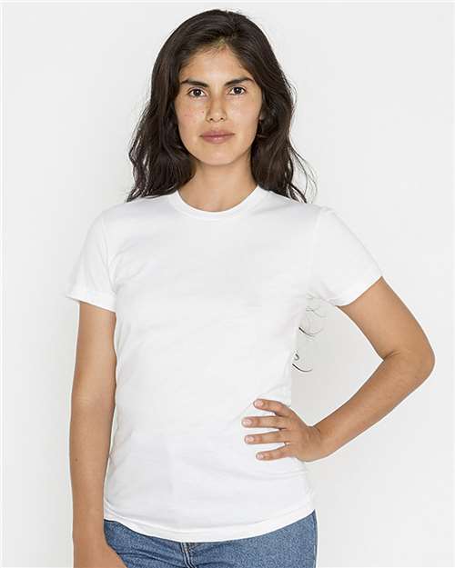 Los Angeles Apparel 21002 Women's USA-Made Fine Jersey T-Shirt