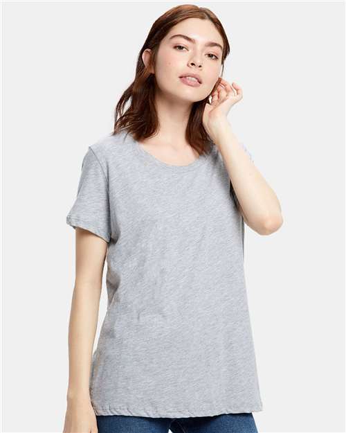US Blanks US115 Women's Loose Fit Boyfriend Tee