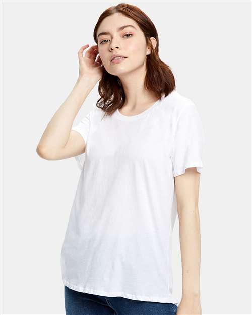 US Blanks US115 Women's Loose Fit Boyfriend Tee