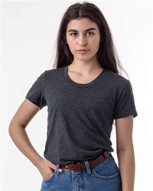 Los Angeles Apparel FF3001 Women's USA-Made 50/50 T-Shirt