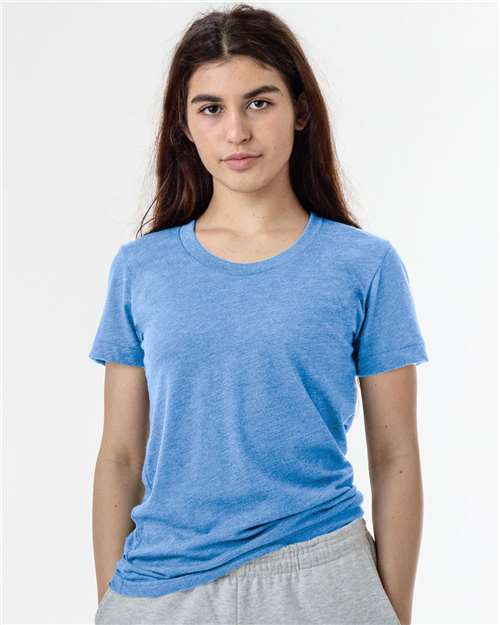 Los Angeles Apparel FF3001 Women's USA-Made 50/50 T-Shirt