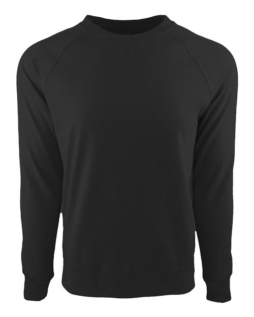 Next Level 9000 Unisex Laguna Raglan Crewneck Sweatshirt