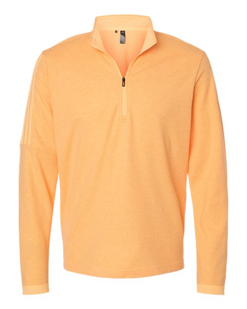 Adidas A554 Men's 3-Stripes Quarter-Zip Sweater