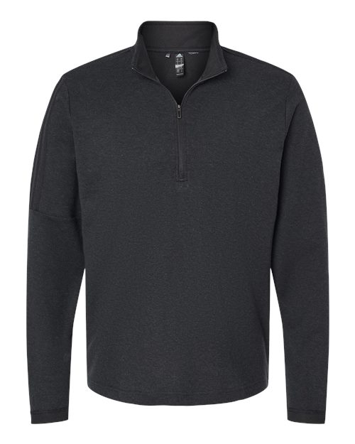 Adidas A554 Men's 3-Stripes Quarter-Zip Sweater