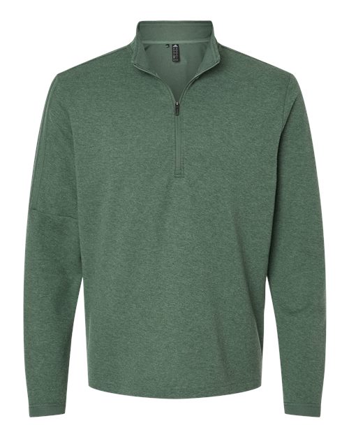 Adidas A554 Men's 3-Stripes Quarter-Zip Sweater