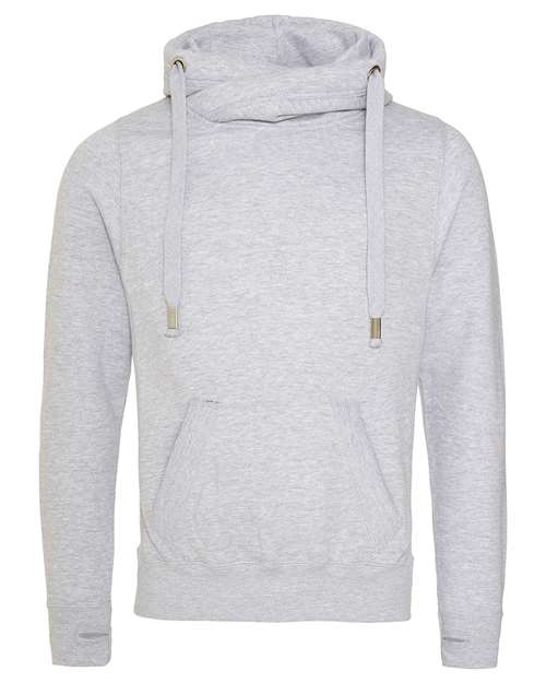 AWDis JHA021 Unisex Cross Neck Hooded Sweatshirt