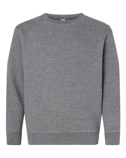 LAT 2225 Youth Elevated Fleece Crewneck Sweatshirt