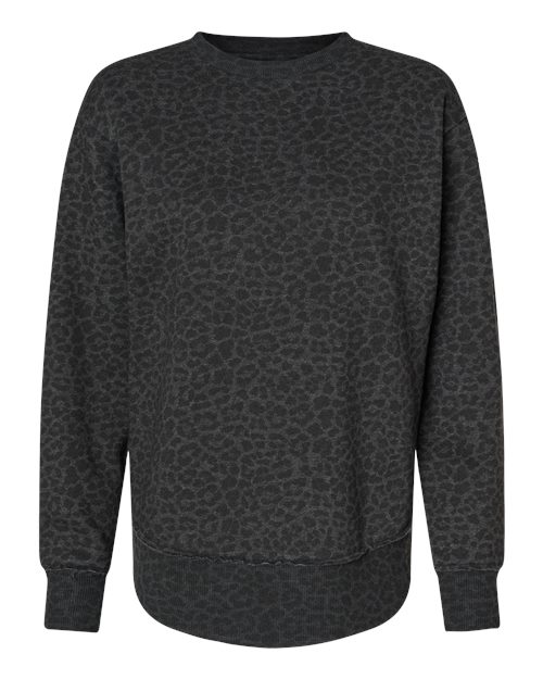 LAT 3525 Women's Weekend Fleece Crewneck Sweatshirt