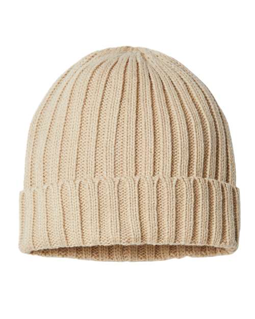 Atlantis Headwear SHORE Sustainable Cable Knit Cuffed Beanie