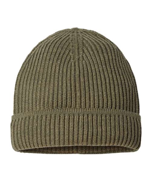 Atlantis Headwear MAPLE Sustainable Finish Edge Cuffed Beanie