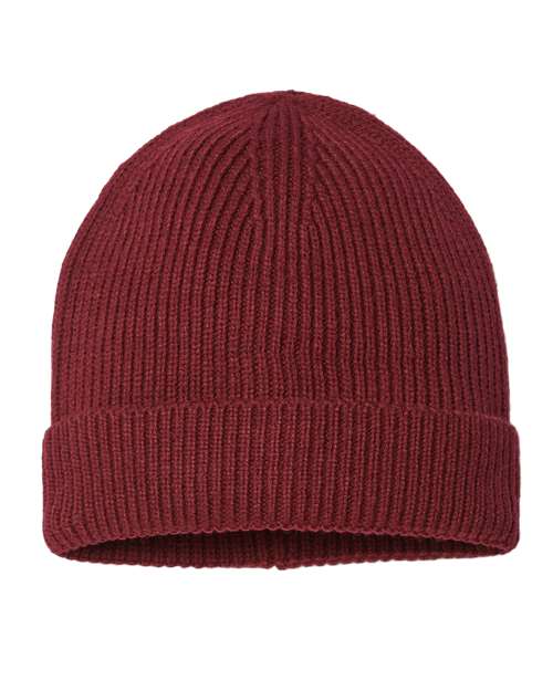 Atlantis Headwear ANDY Sustainable Fine Rib Cuffed Beanie