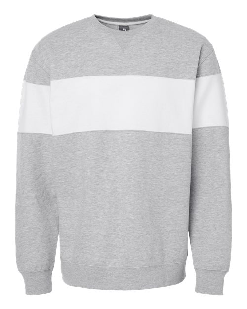 J. America 8646 Unisex Varsity Fleece Crewneck Sweatshirt