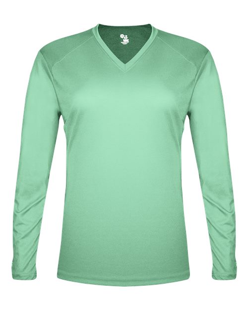 Badger 4964 Women's Tri-Blend Long Sleeve T-Shirt