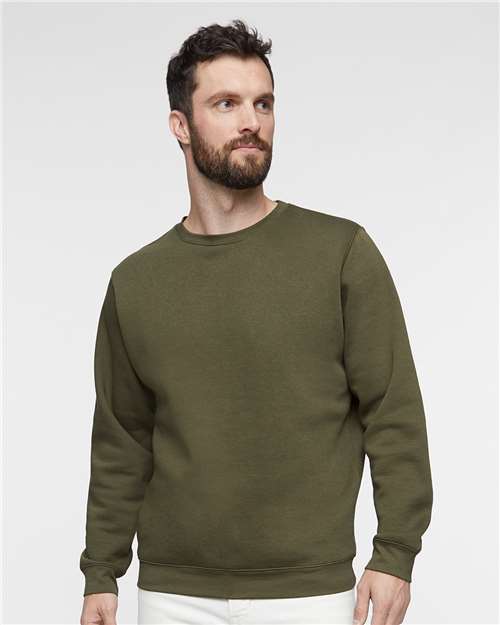 LAT 6925 Unisex Elevated Fleece Crewneck Sweatshirt