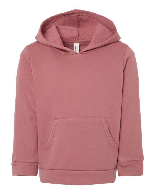 BELLA + CANVAS 3719T Toddler Sponge Fleece Pullover Hoodie