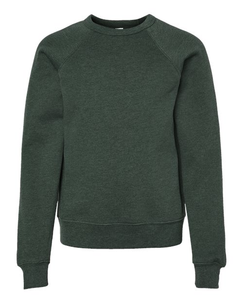 BELLA + CANVAS 3901Y Youth Sponge Fleece Crewneck Sweatshirt