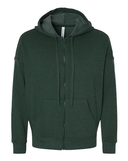 BELLA + CANVAS 3759 Unisex Sponge Fleece DTM Full-Zip Hoodie