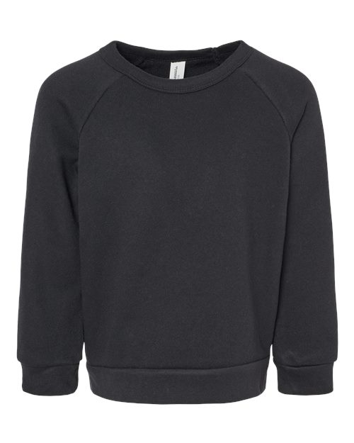 BELLA + CANVAS 3901T Toddler Sponge Fleece Raglan Sweatshirt