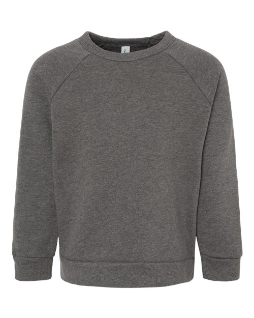 BELLA + CANVAS 3901T Toddler Sponge Fleece Raglan Sweatshirt