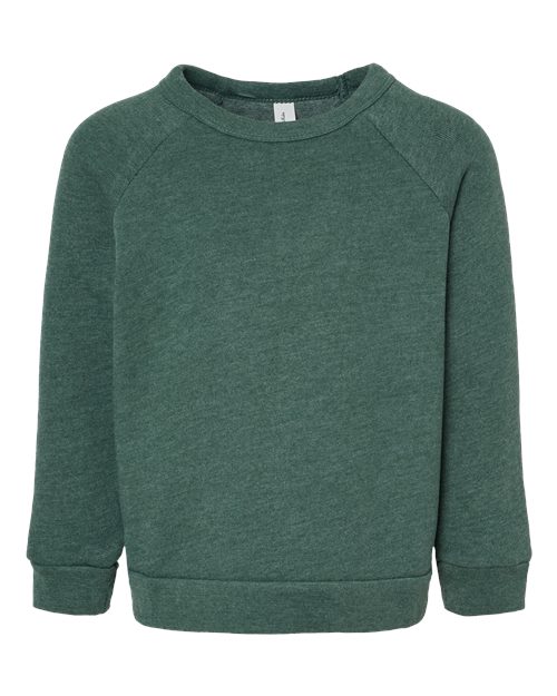 BELLA + CANVAS 3901T Toddler Sponge Fleece Raglan Sweatshirt