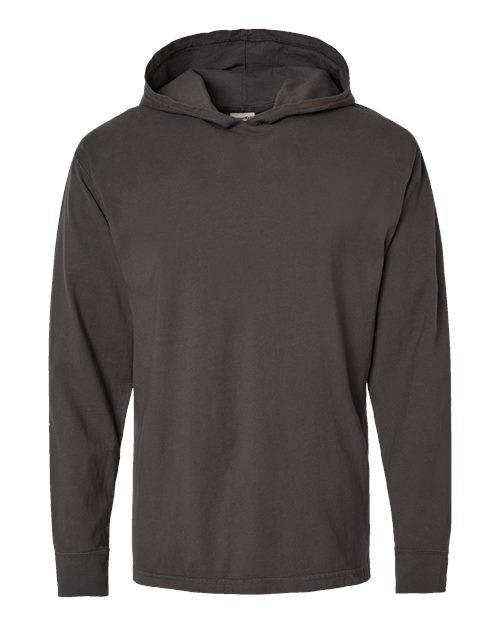 ComfortWash by Hanes GDH280 Unisex Garment-Dyed Jersey Hooded Long Sleeve T-Shirt