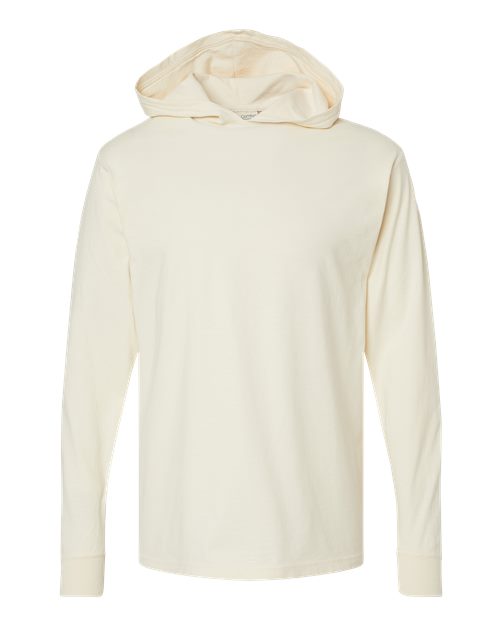 ComfortWash by Hanes GDH280 Unisex Garment-Dyed Jersey Hooded Long Sleeve T-Shirt