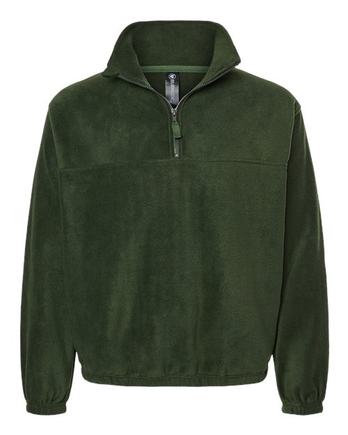 Burnside 3052 Men's Polar Fleece Quarter-Zip Pullover