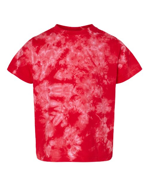Dyenomite 330CR Toddler Crystal Tie-Dyed T-Shirt