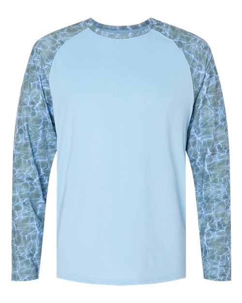 Paragon 231 Men's Panama Colorblocked Long Sleeve T-Shirt