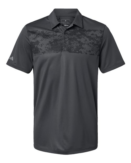 Adidas A585 Men's Camo Chest Print Polo