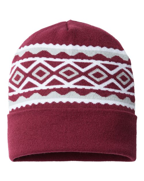 CAP AMERICA RKD12 USA- Made Diamond Cuffed Beanie