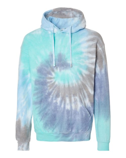 Colortone 8600 Unisex Tie-Dyed Cloud Fleece Hooded Sweatshirt