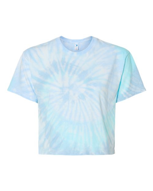 Colortone 1050 Women's Tie-Dyed Crop T-Shirt